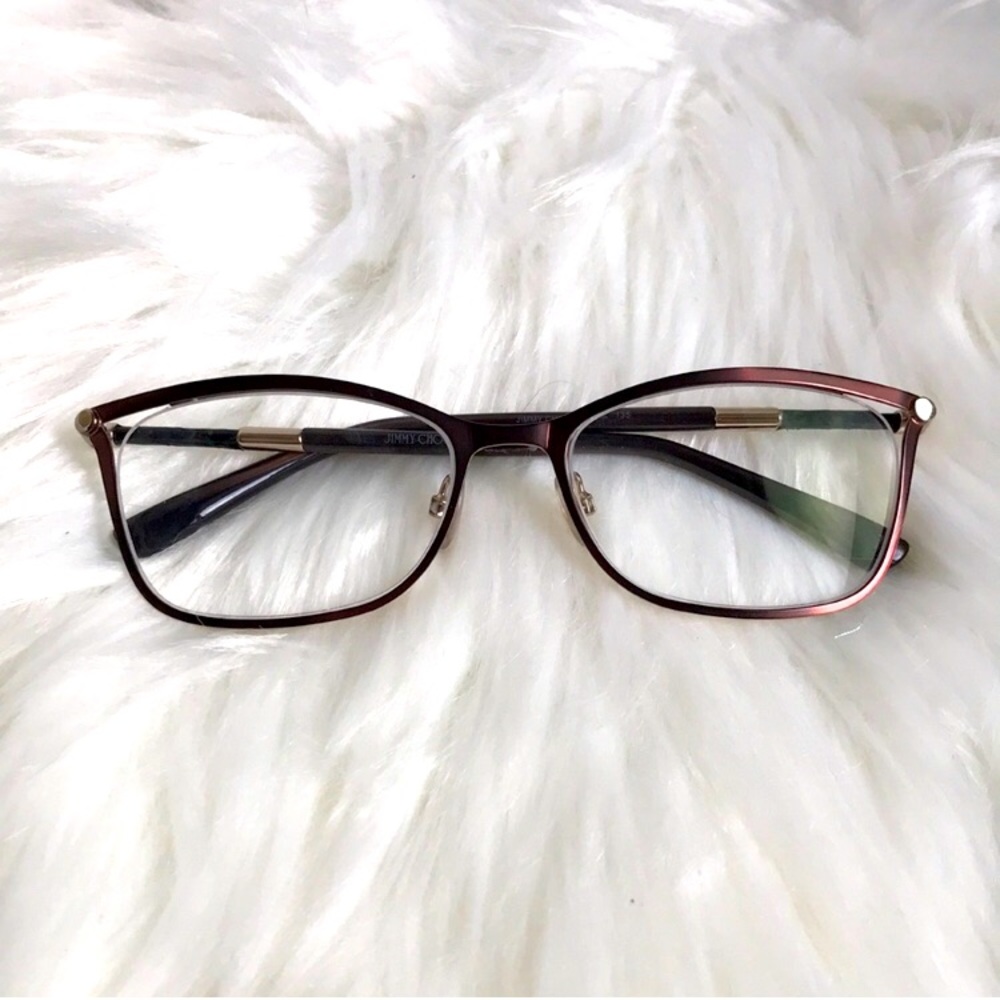 Authentic Jimmy Choo bronze eyeglasses